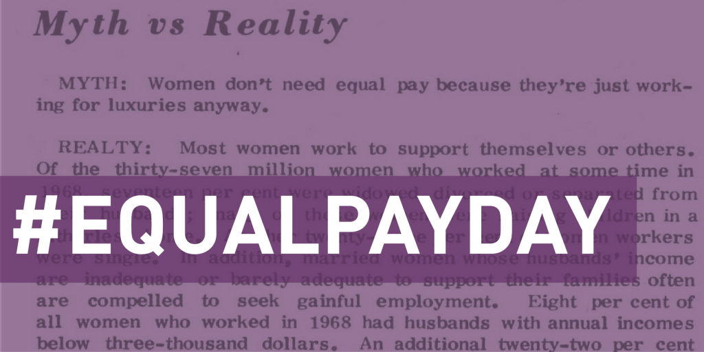 9 Primary Source Documents to View on Equal Pay Day Gale Blog