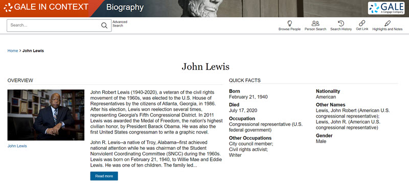 Congressman John R. Lewis